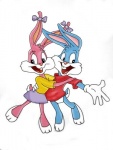 Babs_and_Buster_Bunny_by_Axels_inferno