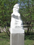 Новосибирск_ Скульптура в Первомайском сквере