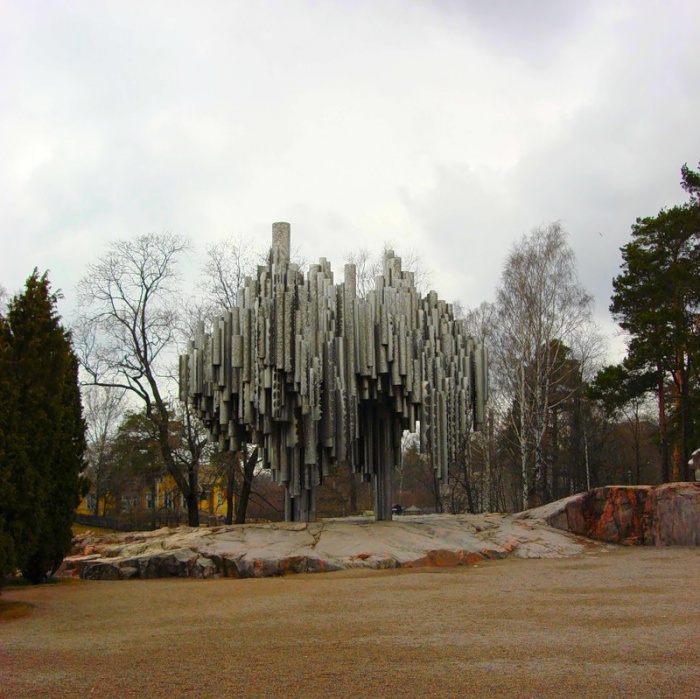 Хельсинки, Финляндия _ Памятник Яну Сибелиусу