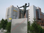 Памятник Высоцкому  _ Новосибирск
