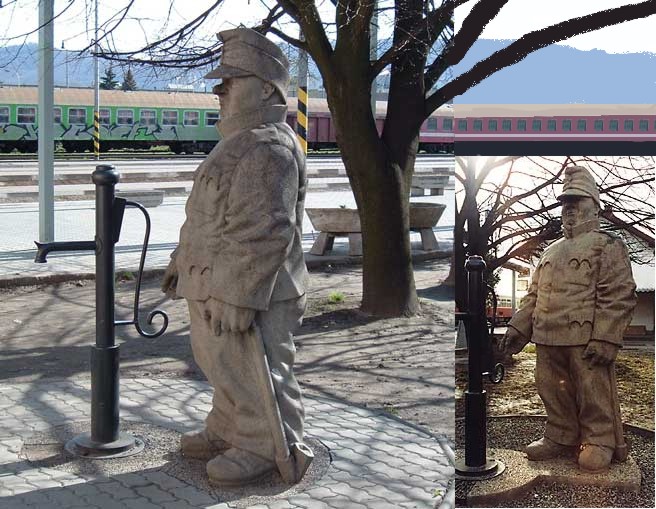 Гуменне, Словакия _ Памятник Швейку