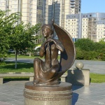 Астана _ Скульптура на Аллее Сказок
