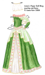 halloween-costume-5-green-princess-gown-with-pink-rose-trim-and-gold-lace-tabbed