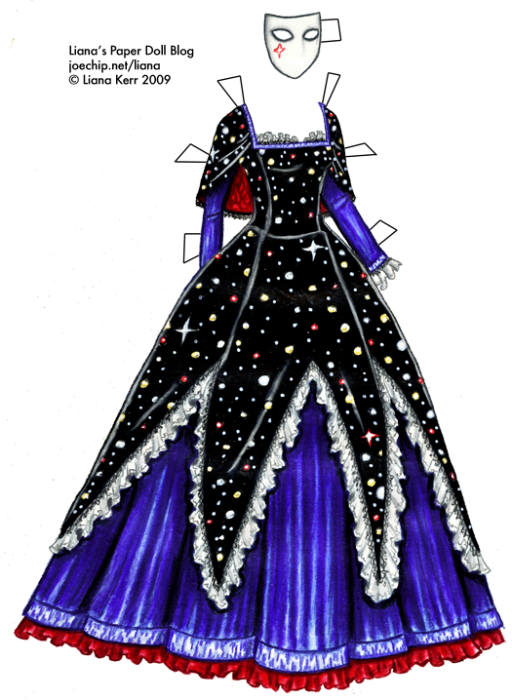halloween-masquerade-costume-series-3-black-spangled-gown-with-blue-underskirt-and-red-accents-tabbed