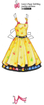 retro-yellow-and-black-mrs-pac-man-dress-with-fruit-pattern-and-pink-bow-tabbed
