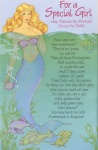 Melinda the Mermaid Birthday Card