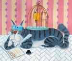 Кот и канарейка