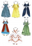 1758-1770 paper doll