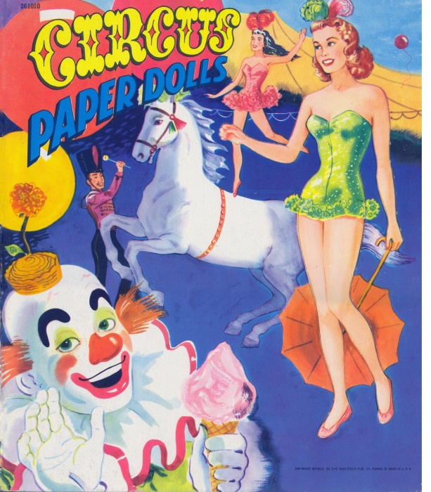 Circus Paper Dolls 1952 Saal front