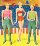 Circus Paper Dolls back cover