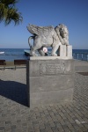 Скульптура венецианского льва