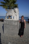 Я у скульптуры венецианского льва