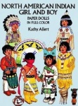 North American Indian Girl and Boy Paper Dolls _ Kathy Allert