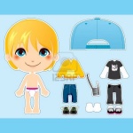 9828023-sweet-and-cute-blond-fashion-boy-clothes-paper-doll-collection-set