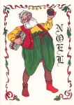 Noel – Mrs Santa Claus greeting card paper doll