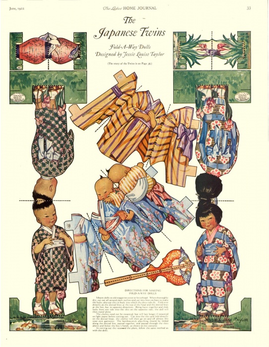 Japanese Twins June 1922