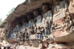 Пекин. В парке Ихэюань_Изображения Будды на стенах башни храма "Океан мудрости"