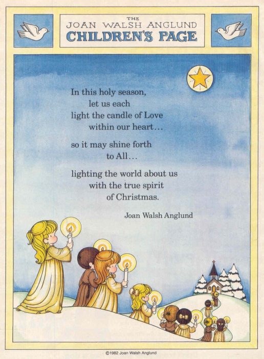 Anglund Christmas poem