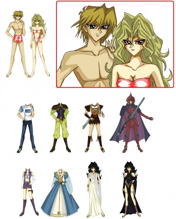 Joey_x_Mai_Paper_Dolls_by_SetsunaKou