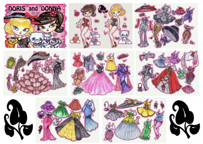 donna_and_doris_paper_doll_set_by_mauau-d4ofvez