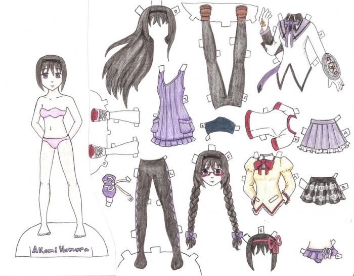 akemi_homura_paper_doll_by_koumori_no_hime-d47k5yf