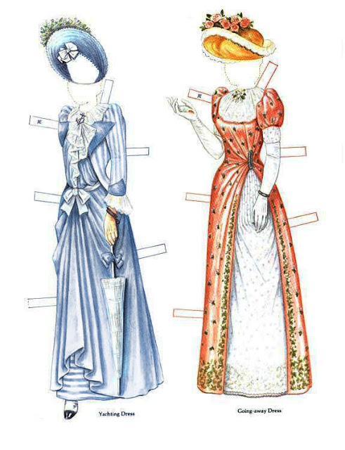 Victorian Bride and her Trousseau paper dolls (7)