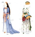 Victorian Bride and her Trousseau paper dolls (6)