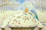 Ангел с птичками