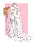 Bride Paper doll by Eileen Rudisill Miller2