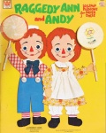 Raggedy Ann and Andy Lollipop Fashions 1985 Paper Dolls