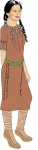 Sacagawea paper doll byby Gail