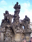 Скульптурная группа Мадонны со святым Бернардом