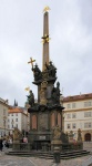 Чумной столб на Малостранской площади.