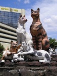 Памятник кошкам, Малайзия