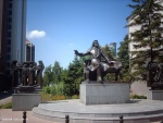 Новосибирск _ Памятник Ивану Михайловичу Глинке возле Новосибирской Консерватории