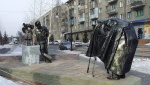 Новосибирск _ Скульптурная композиция на Холодильной улице