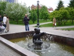 Новосибирск _ Фонтан ''Медвежонок'', Первомайский сквер