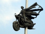 Киевская область, Украина _ Памятник погибшим байкерам (фрагмент)
