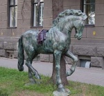 Киев, Украина _ Скульптура. Лошадь