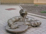 Бердянск _ Памятник сантехнику