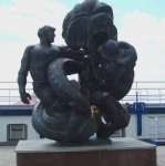 Бердянск _ Памятник рыбакам на улице Горького