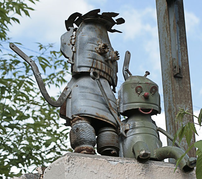 Москва, по Головинскому шоссе в сторону Михалковской улицы _ Скульптуры