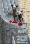 Москва _ Памятник собаке Лайке