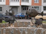 Фонтан в сквере возле дома № 30 на улице Маршала Говорова