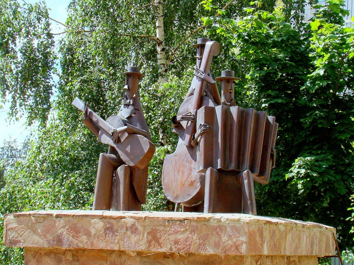 Садово-парковая скульптура. Музыканты
