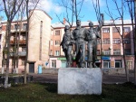 Витебск _ Скульптурная композиция, посвященная героям-комсомольцам