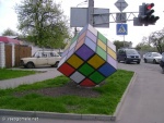 Гомель _ Скульптура "Кубик Рубика"