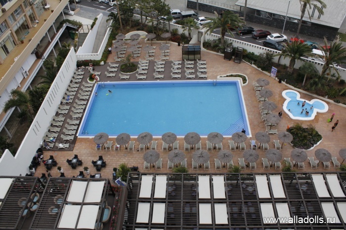 Отель BEATRIZ ATLANTIS & SPA _ Вид с балкона 7-ого этажа