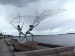 Памятник рыбакам. Карелия, Петрозаводск. Подарок от финнов на день города.