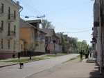 Вид на ул. Коцюбинского со стороны пр. Мира